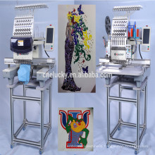 MULTI FUNCTIONS SINGLE HEAD Flat/Cap /T -shirt /Shoe /Bag Computer Embroidery Machine